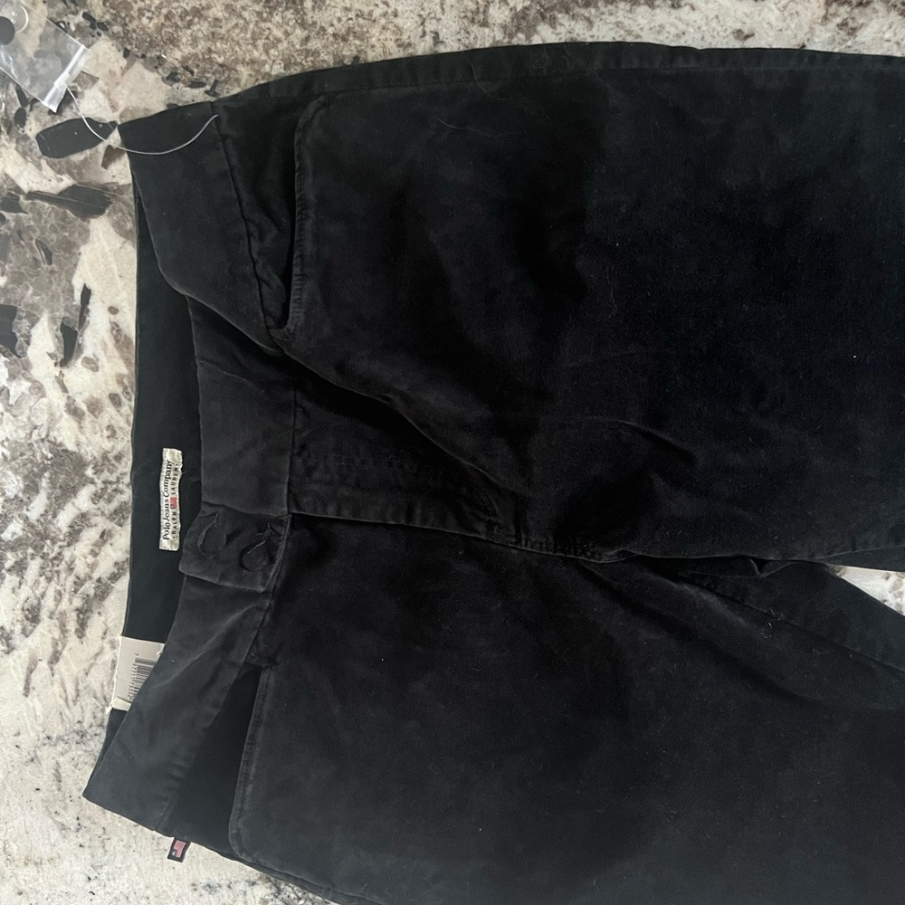 VTG Velvet Lauren Ralph Lauren Black Stretch Pants-NWT - Picture 5 of 6